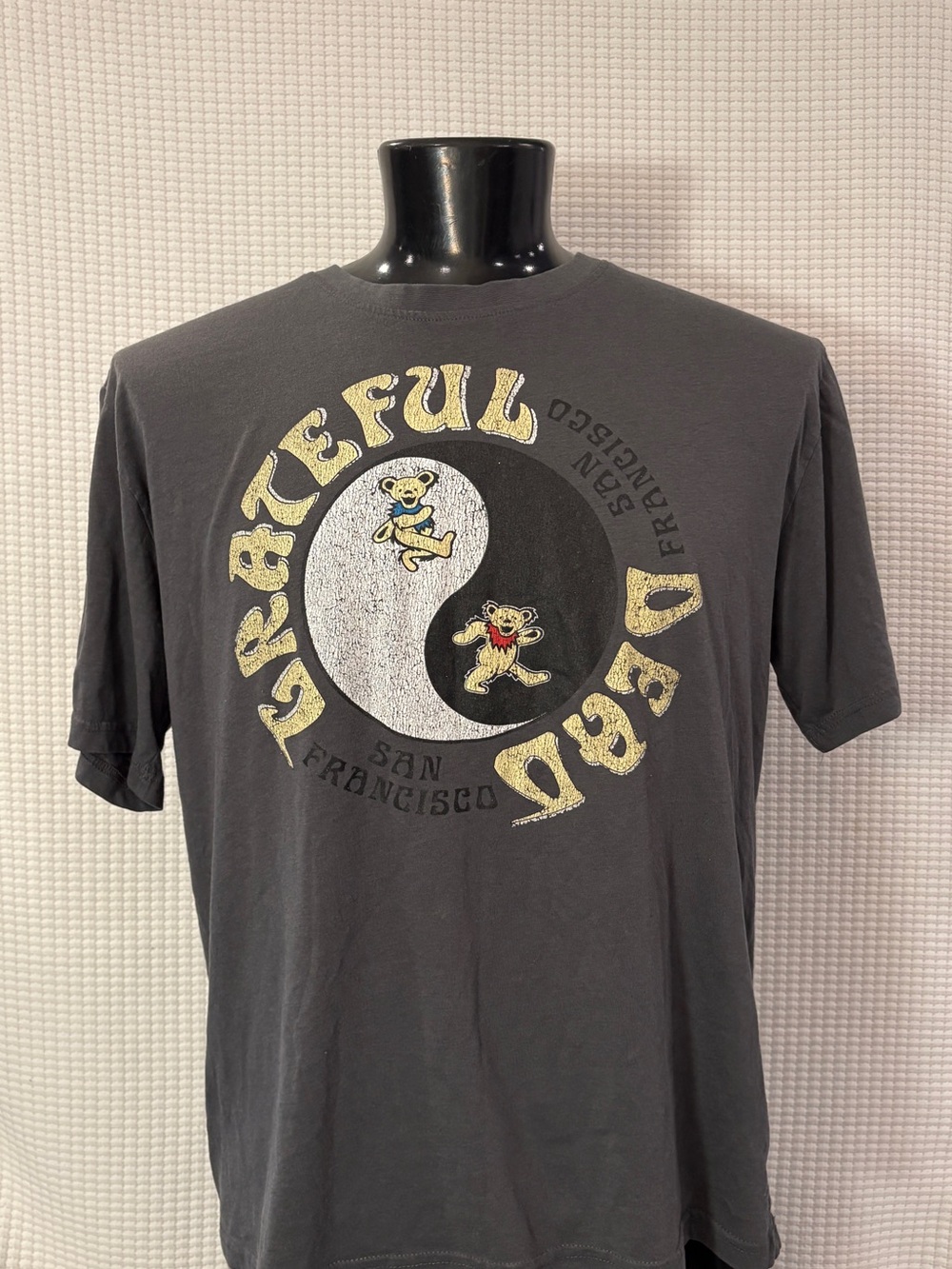 2023 official Grateful Dead Yin Yang Dancing Bears San Francisco Graphic Tee L